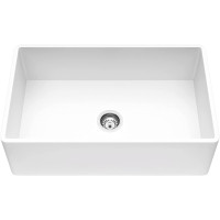 VIGO 30" Casement Front Matte Stone Farmhouse Kitchen Sink