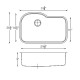Undermount Kitchen Sinks Undermount Series 6001 3121T