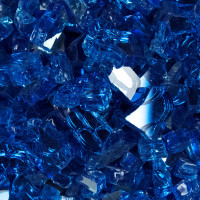 FIRE GLASS SAPPHIRE BLUE 0.25