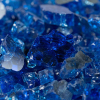 FIRE GLASS SAPPHIRE BLUE 0.5