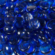 FIRE GLASS SAPPHIRE BLUE ROUND 0.5