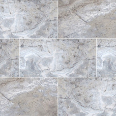 SILVER TRAVERTINE 12X24 PAVER