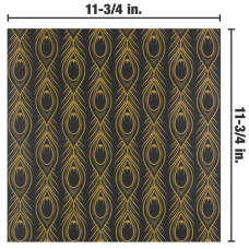 Art Deco Daiquiri Black 11-3/4