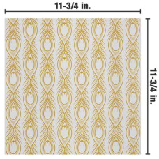 Art Deco Daiquiri White 11-3/4