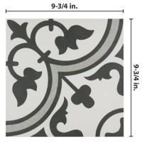 Arte Grey 9-3/4