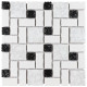 Academy White and Black 11-3/4