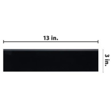 Battiscopa Glossy Black 3