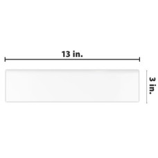Battiscopa Glossy White 3