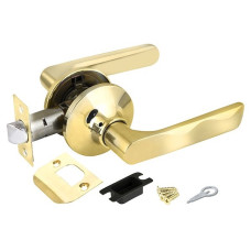 Handle with Lockset Basic American Gold Passage