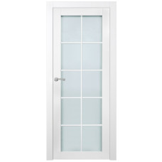 Slab Alpine 10-Lite White Glazed Frosted 32X80