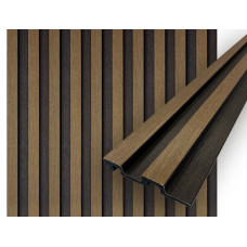 Panel Upp 4.8 in x 94.5 in Decorative Wall Panels - WALNUT