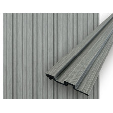 Panel Upp 4.8 in x 94.5 in Decorative Wall Panels - CLASSIC GREY