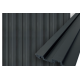 Panel Upp 4.8 in x 94.5 in Decorative Wall Panels - BLACK