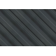 Panel Upp 4.8 in x 94.5 in Decorative Wall Panels - BLACK