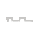 Panel Upp 4.8 in x 94.5 in Decorative Wall Panels - BLACK