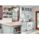 WHITE 2X4 BEVELED GLOSSY