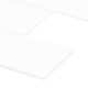 WHITE 2X4 BEVELED GLOSSY