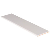 WHITE GLOSSY 4X12 BULLNOSE